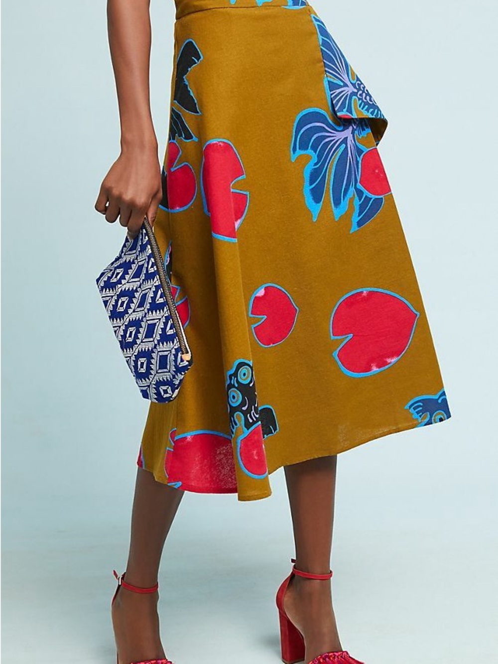 Eva Franco Anthropology Betta A-Line Skirt